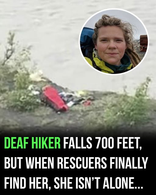 Deaf hiker falls 700 feet, but when rescuers finally find her, she isnt alone