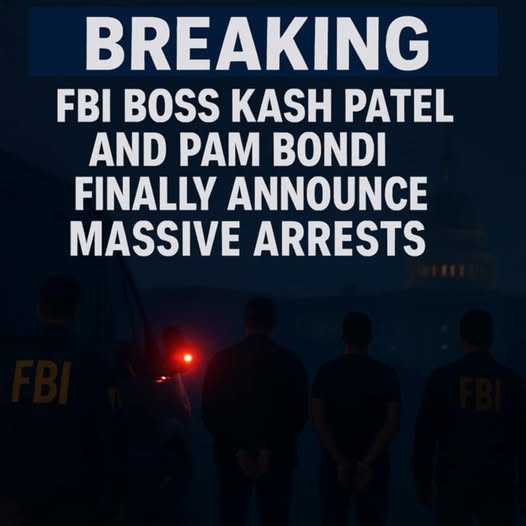 Kash Patel, Pam Bondi Announce Chilling Arrest!