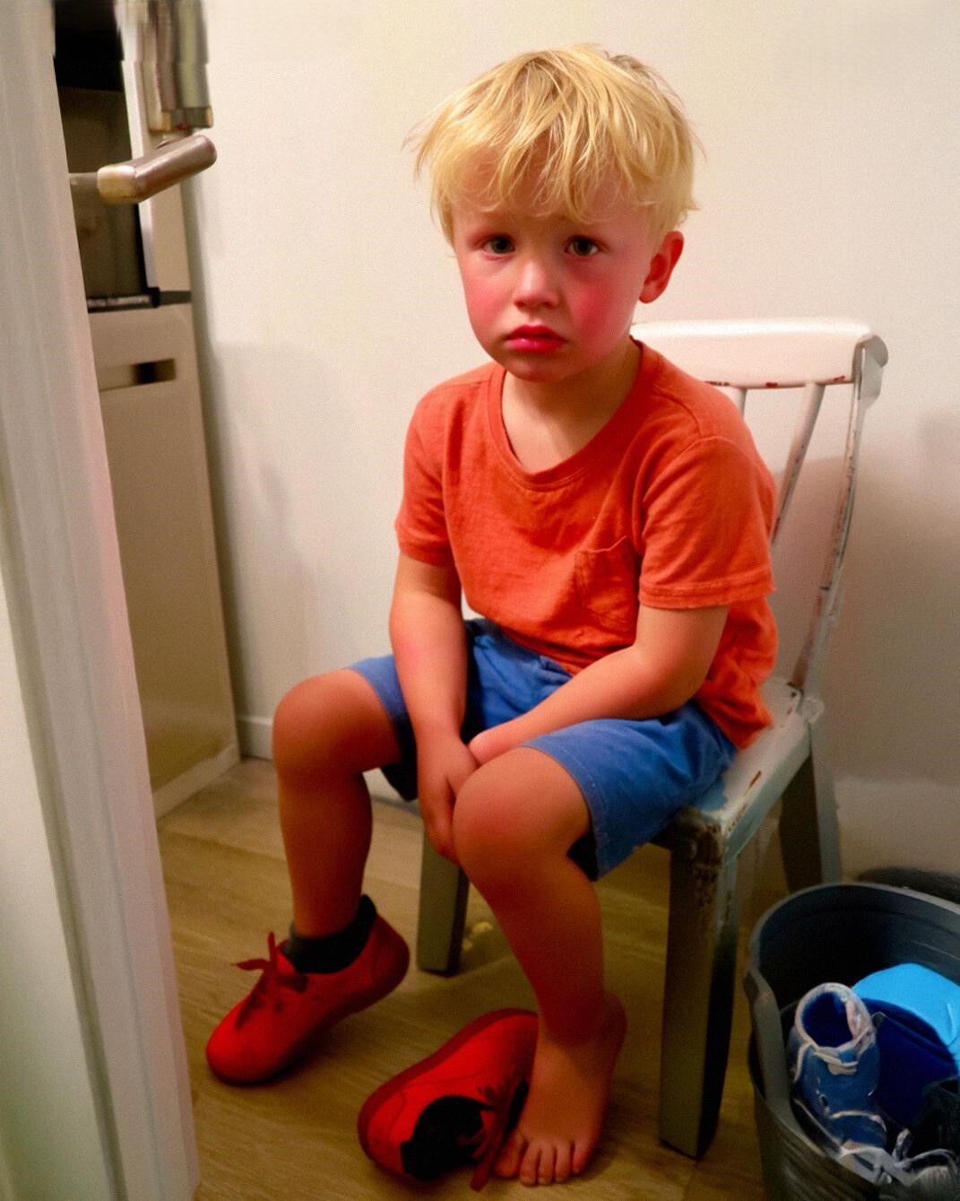 I Bought Baby Shoes at a Flea Market with My Last $5, Put Them on My Son And Heard Crackling from Inside!!