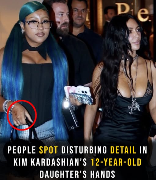 Kim Kardashian under fire for 12-year-old daughter’s new piercing