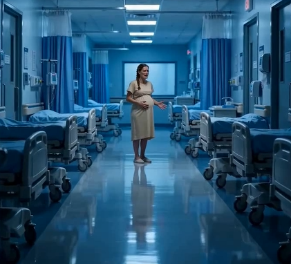 She is scared and alone, begging for a place of safety