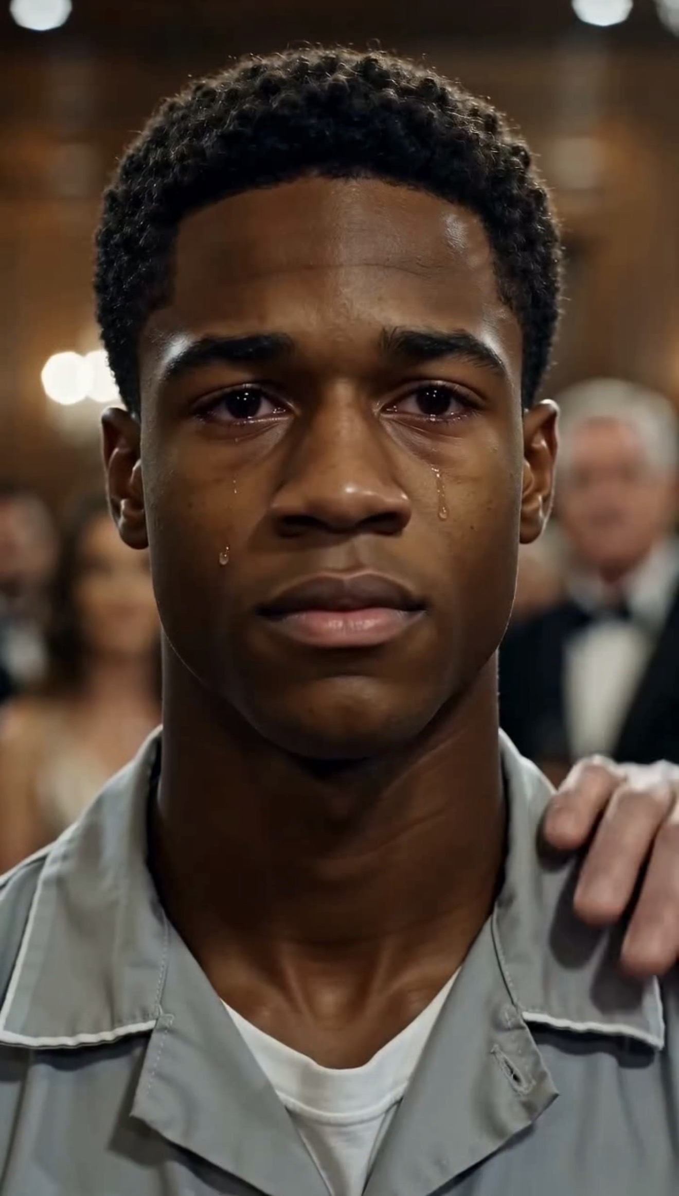 Formal Event Tears: The Powerful Shoulder Moment 😭