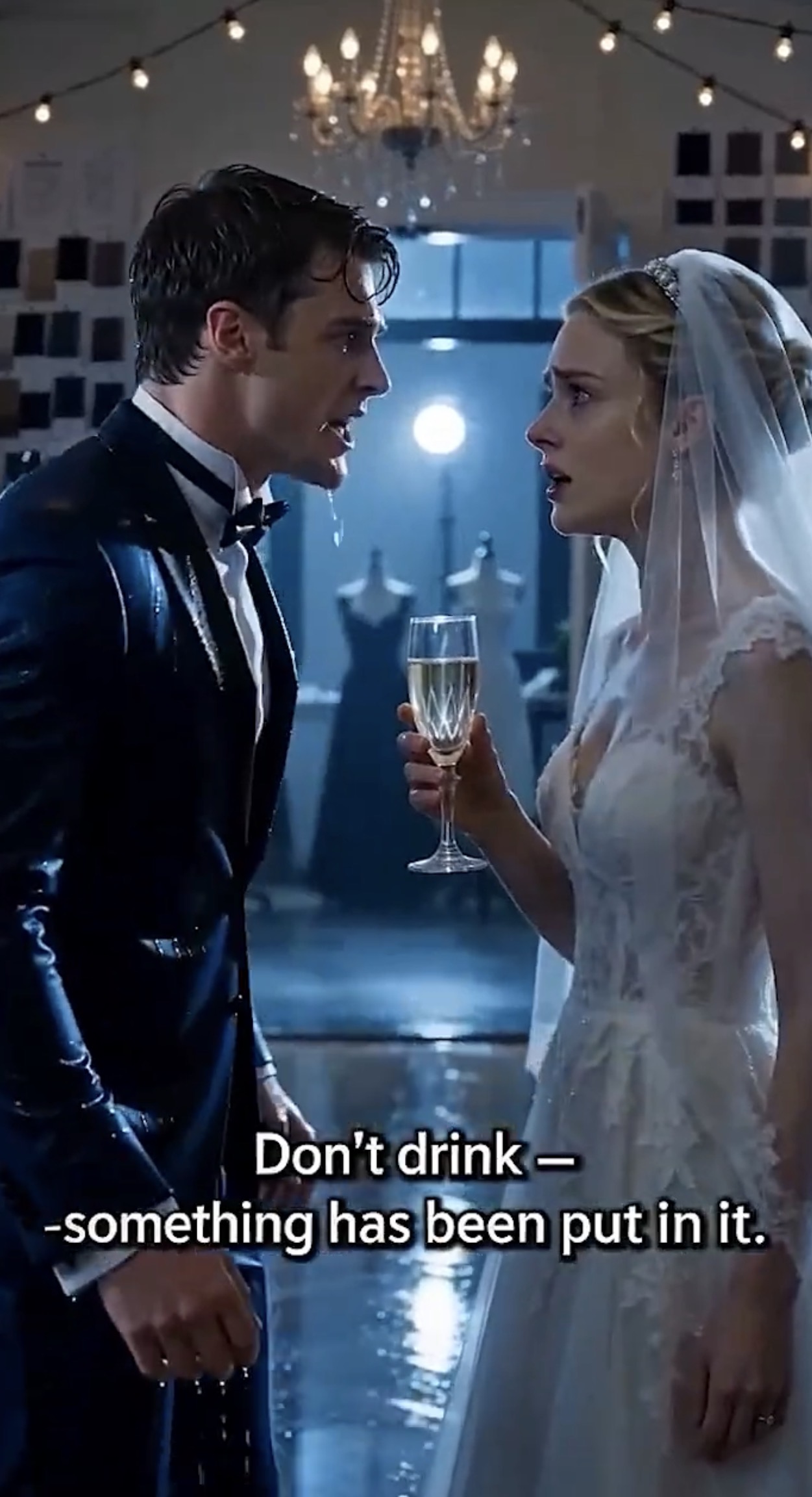 “Don’t Drink It!” He Warned His Bride on Their Wedding Night – Shocking Twist (Part 1