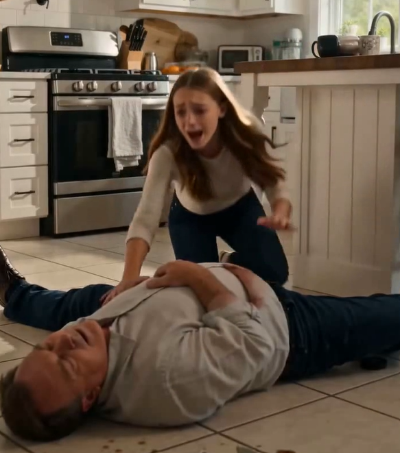 A Father Suddenly Collapsed In The Kitchen—And His Daughter’s Quick Thinking Saved His Life!