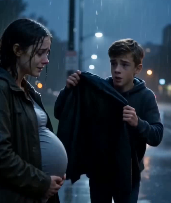 A Pregnant Woman Was Left Stranded In A Freezing Rainstorm