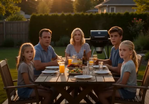 A Father Stopped A Joyful Family Barbecue To Make An Unexpected Announcement To His Children!