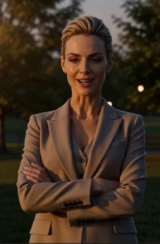 An arrogant woman in a black suit tried to kick a crying pregnant lady off a luxury rooftop… 🤬