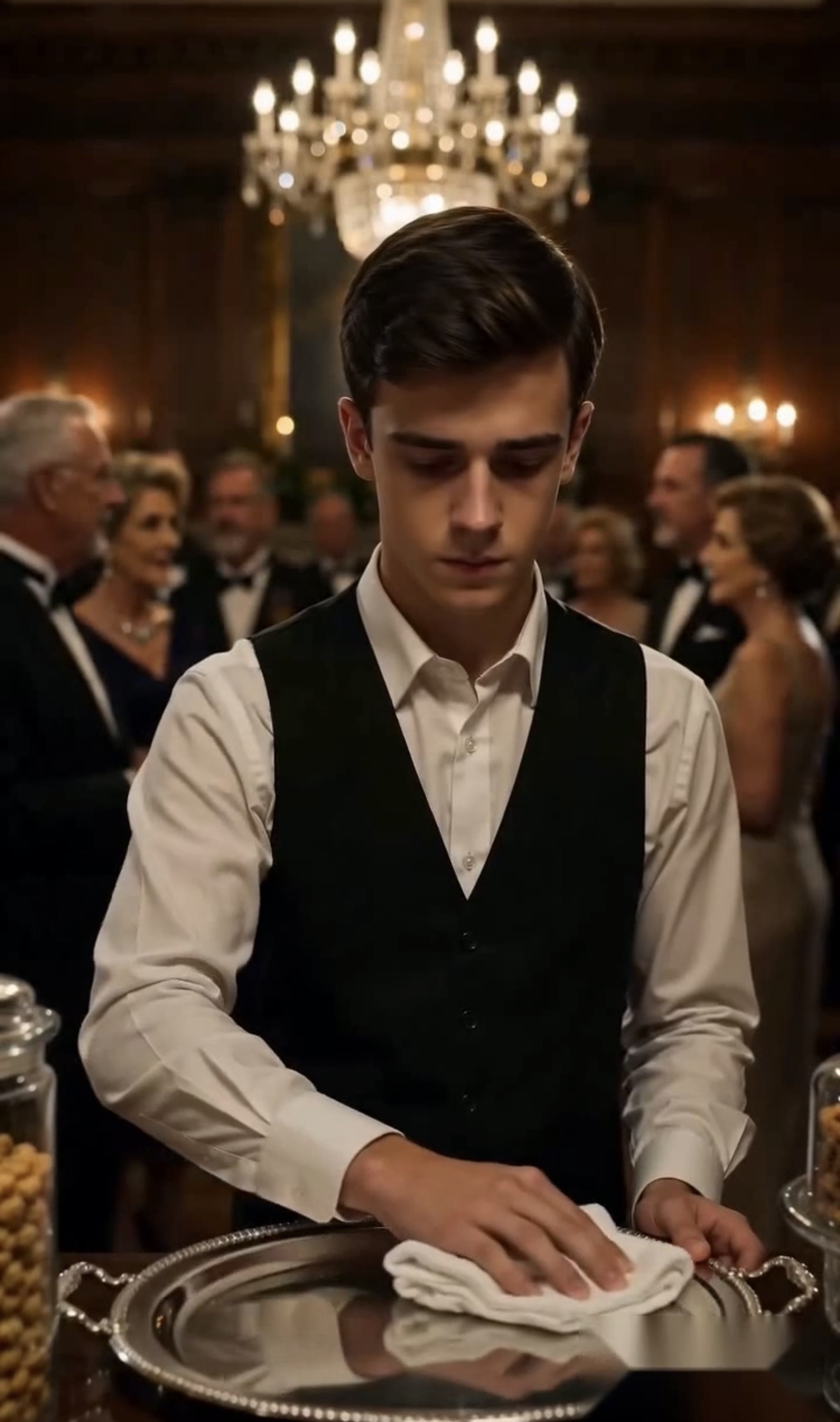 Arrogant Guest Silences Young Waiter – “I Didn’t Do It for Recognition” Emotional Reveal Brings Tears at Gala
