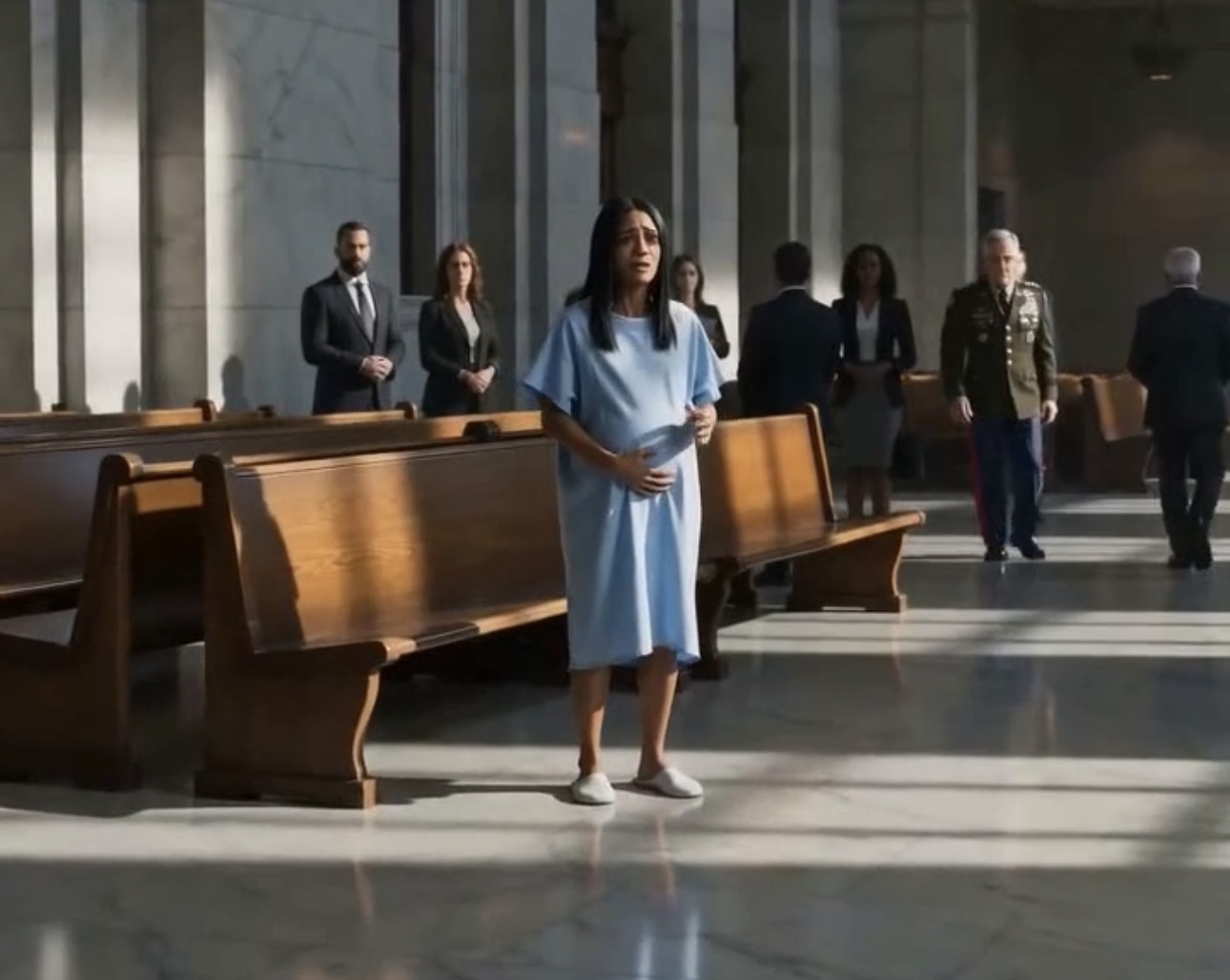 “She Needs to Leave Immediately” — The Courthouse Scene Where a General Defended His Institu