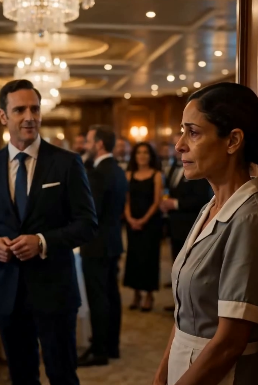 He Made the Maid Cry at the Gala… Until the Old Billionaire Walked Straight Toward Her