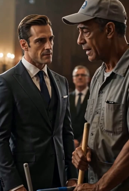 The Rich Man Mocked the Janitor… Until the General Recognized Him