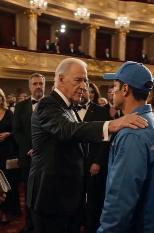 She Looked Down on the Delivery Worker—Until the Gala Host Embraced Him